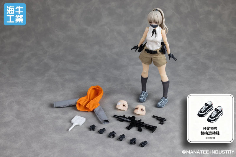 Presale Manatee Industry MI-02 1/12 Desktop Wars Arisa Female Action Figure Toy