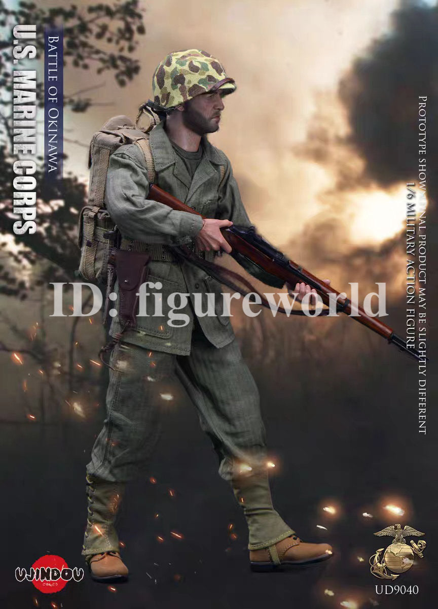UJINDOU UD9040 1/6 Battle of OKINAWA U.S. Marine Corps Male Action Figure Model