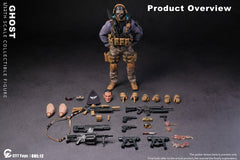 CY7-TOYS 1/12 The Ghost Male Soldier 6" Collectible Action Figure Model