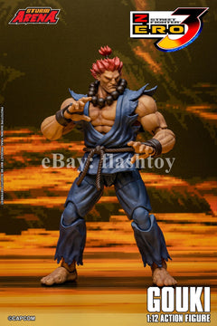 Preventa STORM ARENA SFSA07 1/12 Street Fighter Zero 3 Gouki modelo de figura de acción