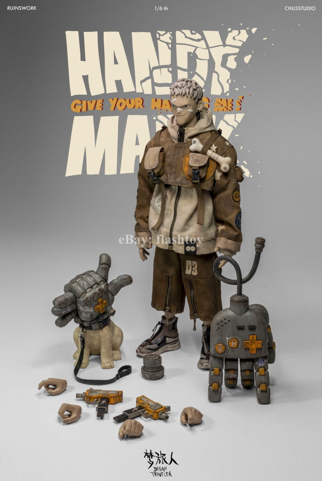 Preventa CHU3STUDIO 1/6 RUINSWORK Dream Traveler Handy Mark modelo de figura de acción