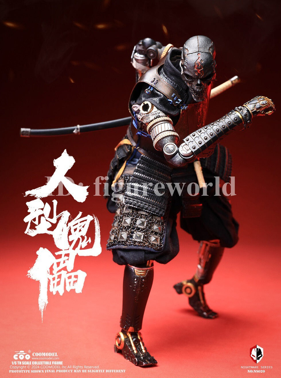 COOMODEL NS020 1/6 Nightmare Series Human Puppet figura de acción Solid Copper