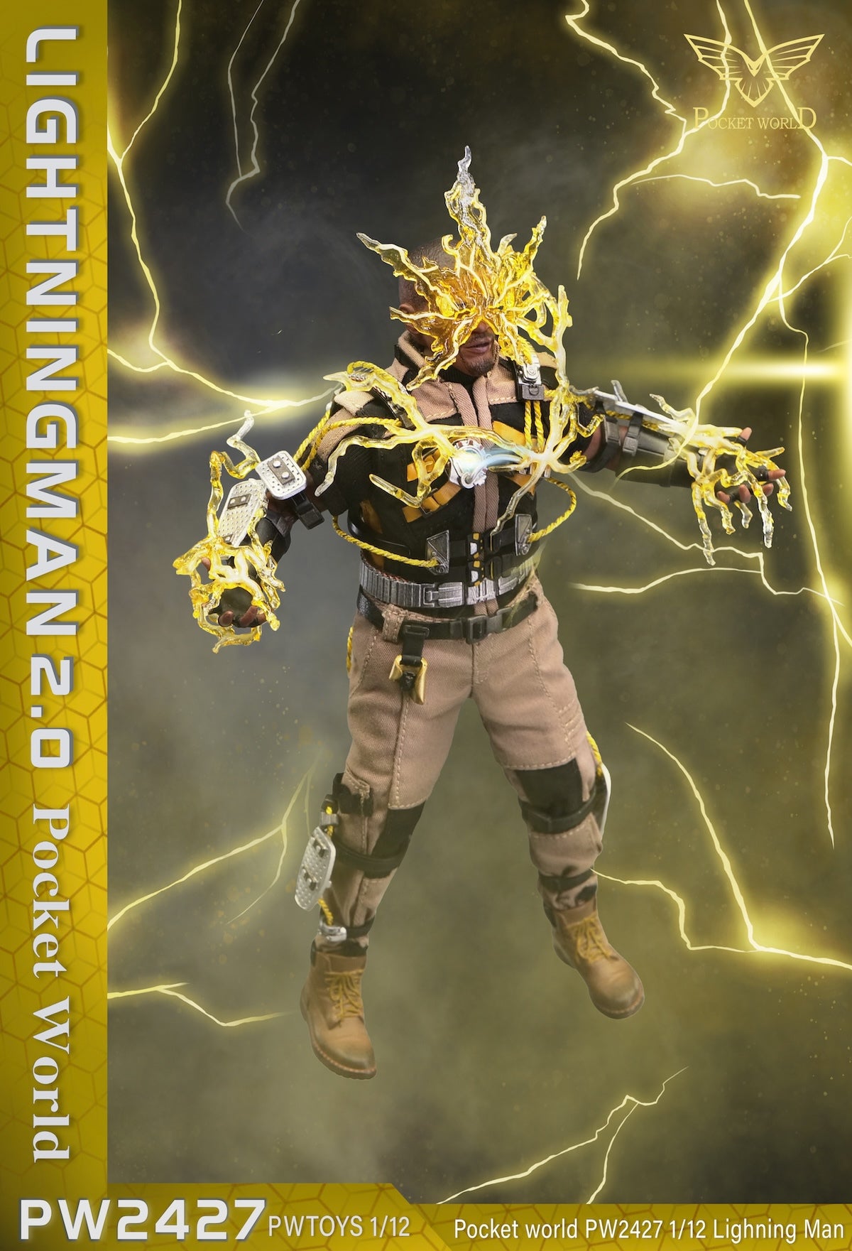 PWTOYS PW2427 1/12 Spider Man Electro 2.0 Collectible Male Action Figure Model