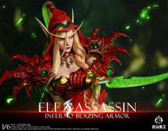 Preventa Longshan LS2026-XK 1/6 Blood Elf Rogue Valeera modelo de figura de acción