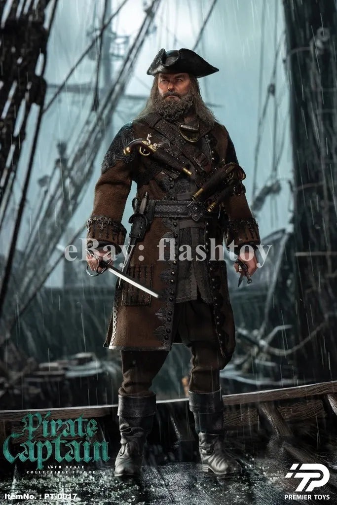 Vorverkauf Premier Toys PT-0017 1/6 Piratenkapitän 12" männliche Actionfigur Modellspielzeug