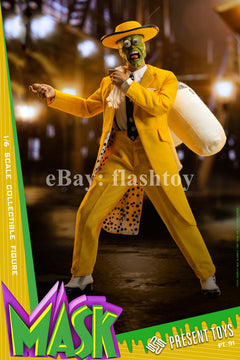 Presale PRESENT TOYS PT-sp91 1/6 Mask Man Jim 12" Male Action Figure Model Toy