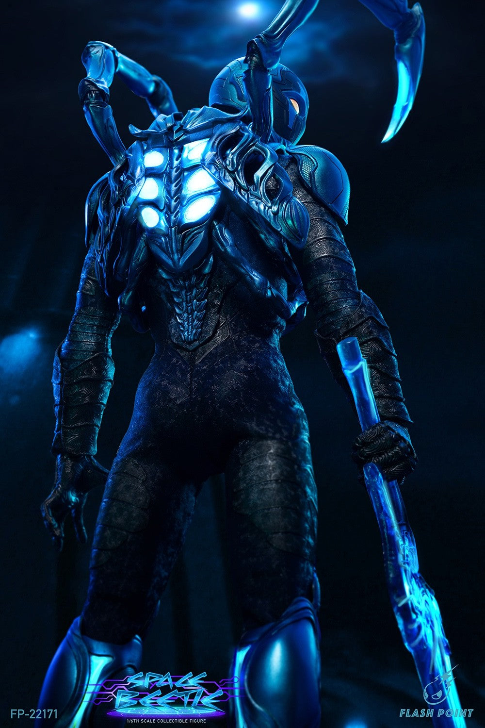 Flash Point Studio FP-22171 1/6 Blue Steel Beetle Collectible Action Figure Toy