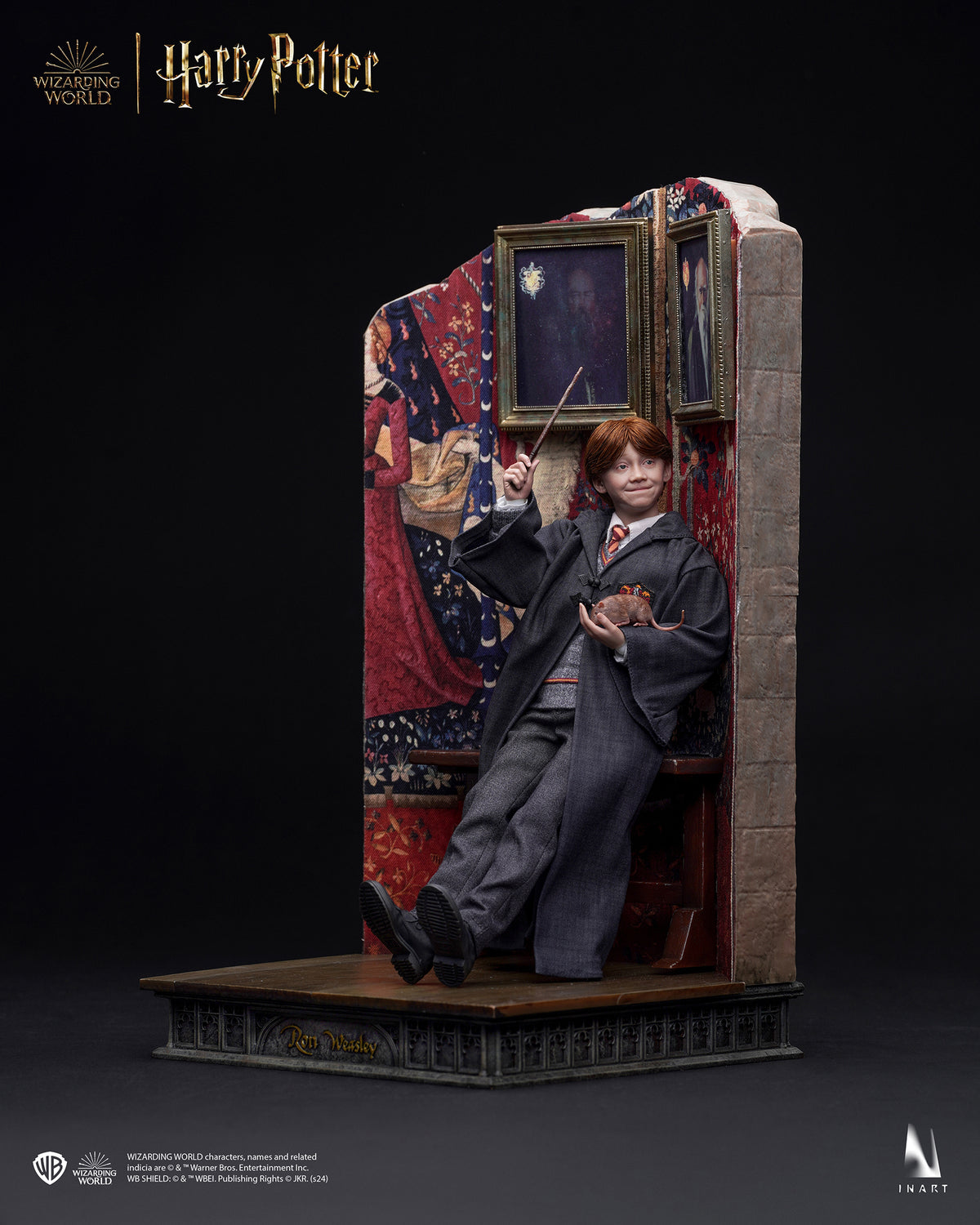 INART A010D1 1/6 Harry Potter Ron Weasley Model Rooted Hair Figure Deluxe Ver.