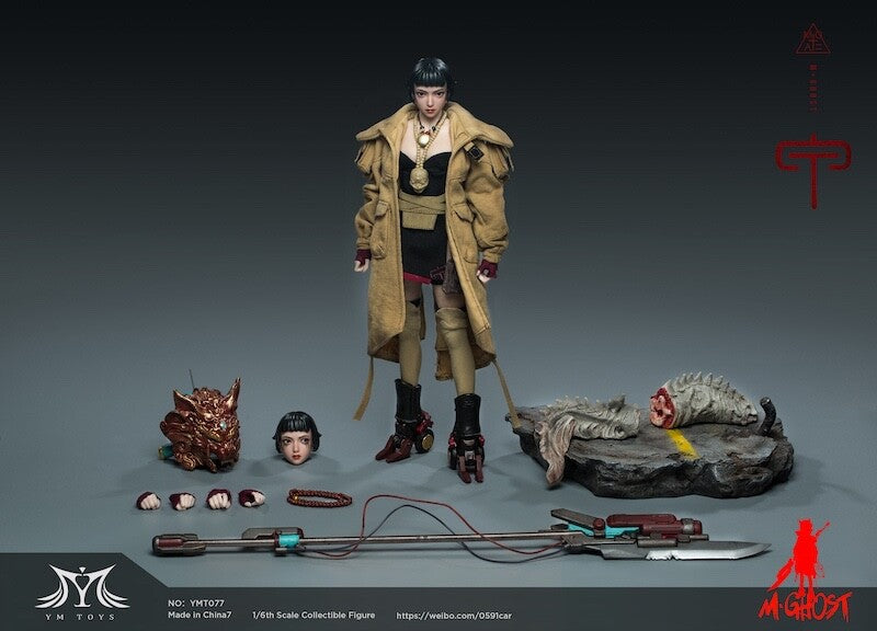 YMTOYS YMT077 1/6 M-GHOST Team NO.1 Jiazi Collectible Female Action Figure Model