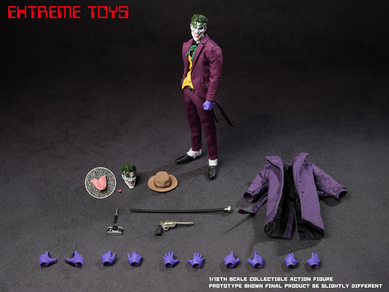 Presale EXTREME TOYS EX004 1/12 The Killing Joker Collectible Action Figure Toy