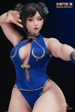 Presale HeiJi Toys HJ001 1/6 Female Fighter Chun Li Collectible Action Figure