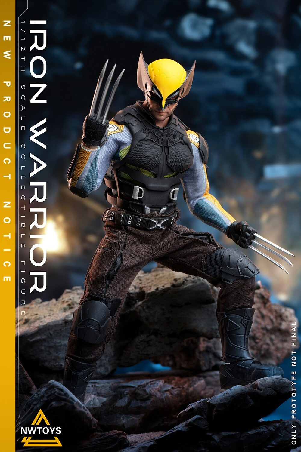 Nwtoys 1/12 Iron Warrior Logan 6" Collectible Male Action Figure Model Toy