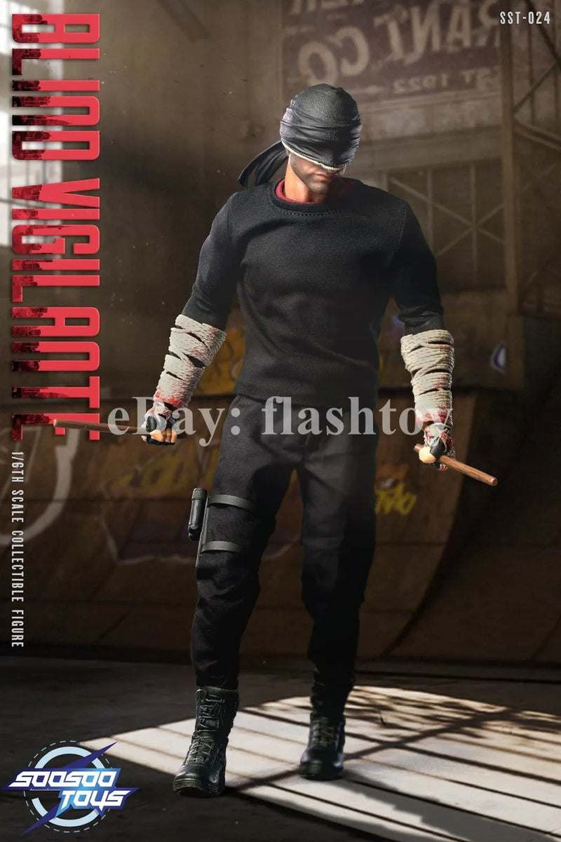 Presale Soosootoys SST-024 1/6 Blind Vigilante Matt Murdock Male Action Figure