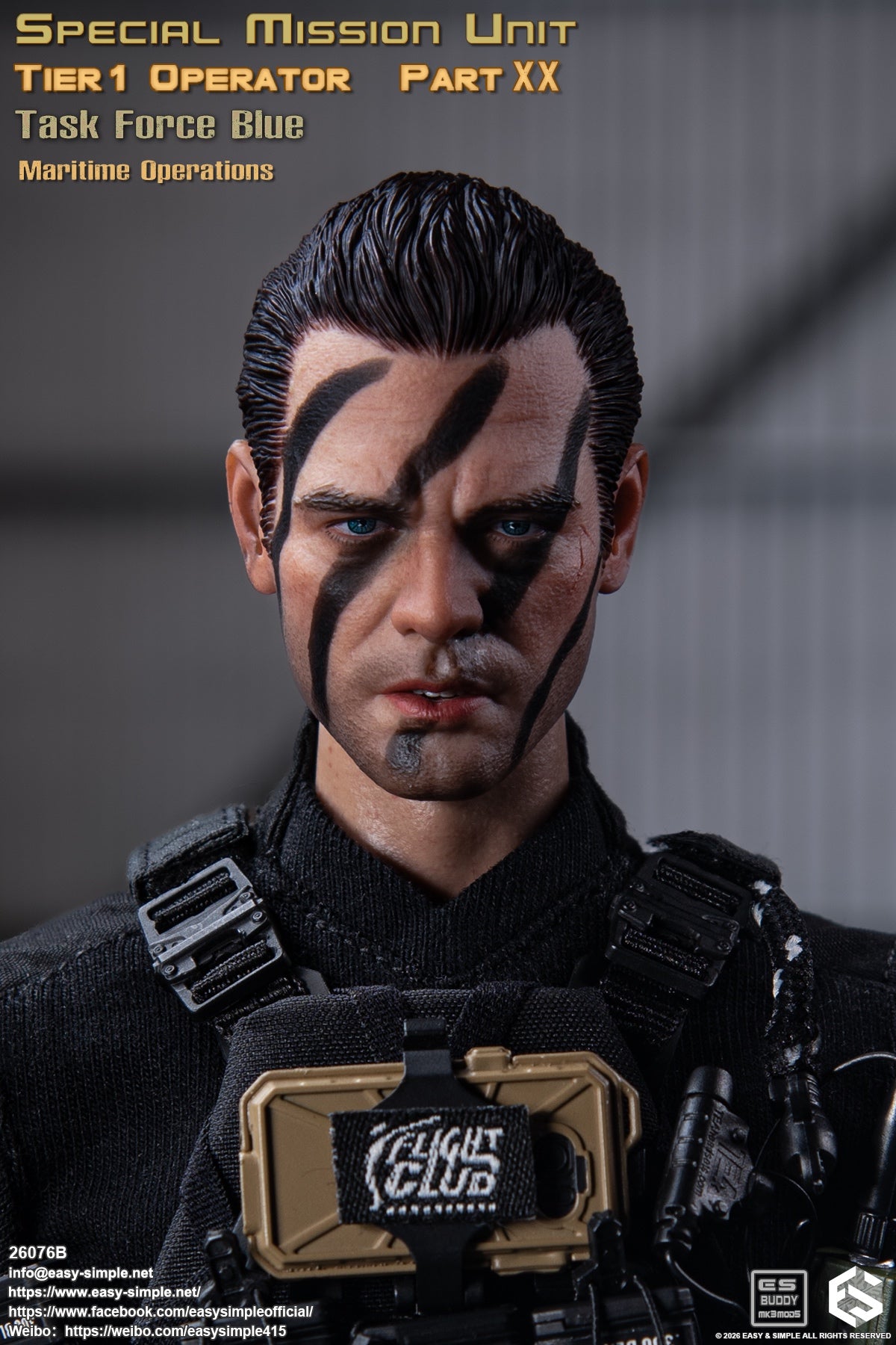Preventa Easy&Simple 26076B 1/6 Special Mission Unit Tier1 Operator figura de acción