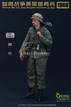 QORANGE QOTOYS QOM-1046 1/6 Vietnam War U.S. Army Hospital Corpsman Male Figure