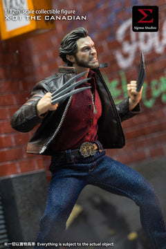 Presale Sigma Toys X-01 1/12 The Canadian Logan Collectible Action Figure Model