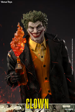 Preventa Venus Toys VET002 1/12 The Clown Comic Villain 6" modelo de figura de acción