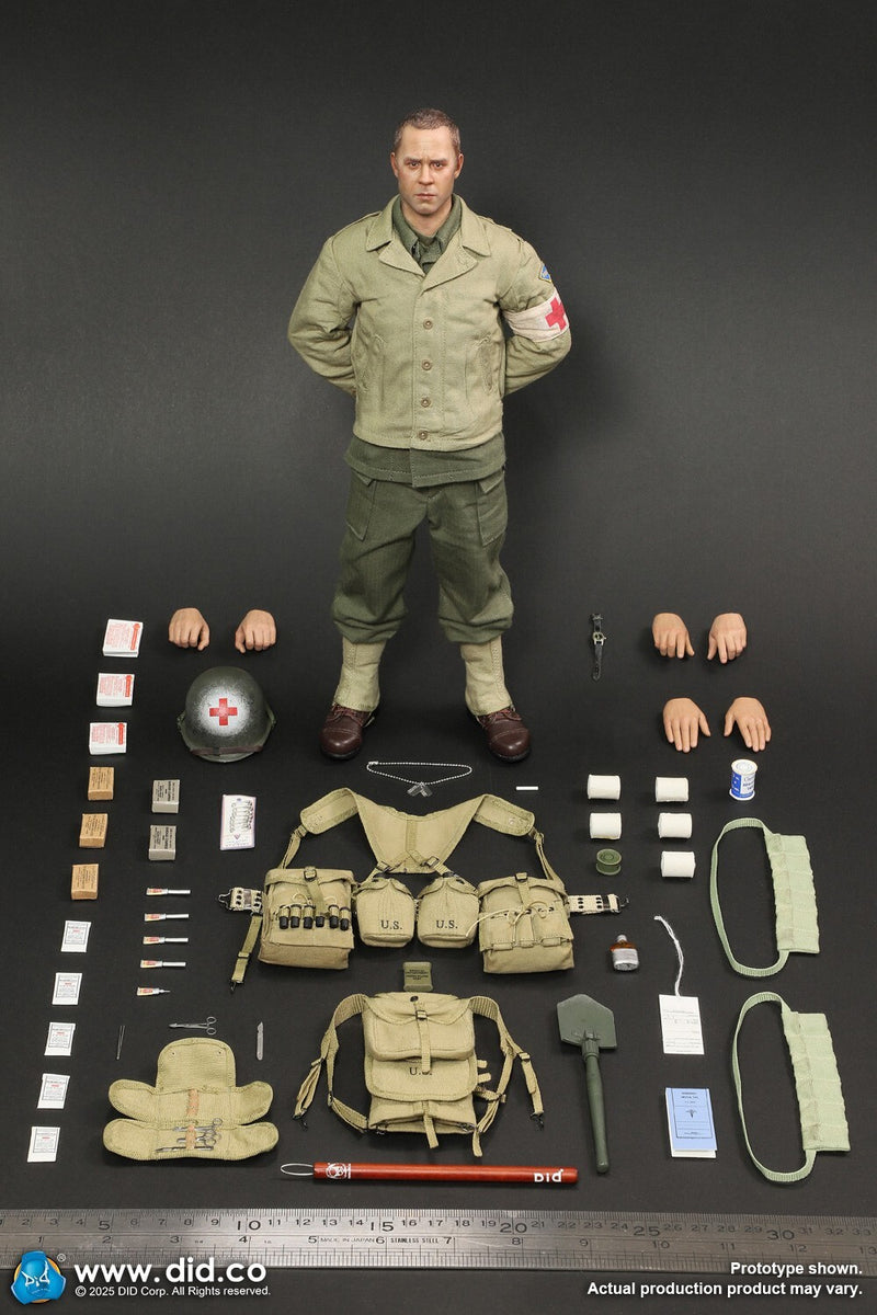 DID A80189 1/6 WWII US 2nd Ranger Battalion Medic Wade Male Action Figure Model
