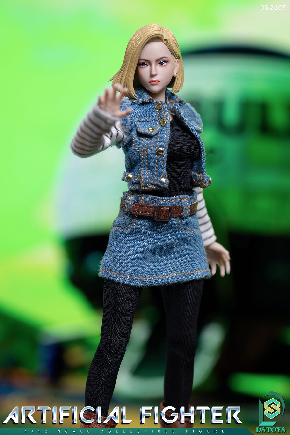 Presale DSTOYS DS-2607 1/12 Dragon Fighter Ball Android 18 Female Action Figure