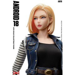 Presale MUST WORKSHOP AD018 1/6 Cyborg Blonde Female Warrior Dragon Ball Android 18