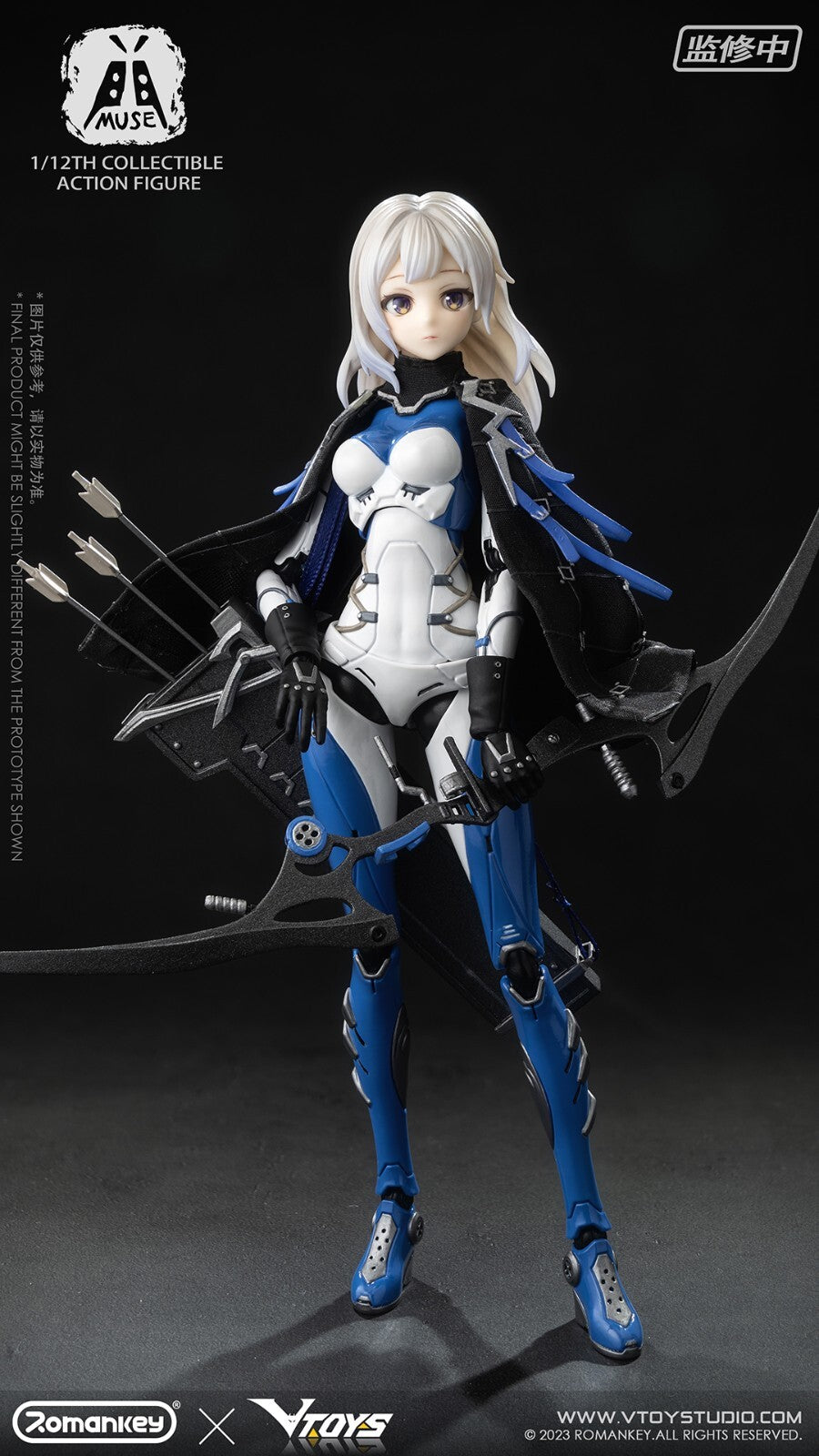 Romankey x VTOYS 1/12 MUSE 6" Collectible Female Action Figure Model Toy
