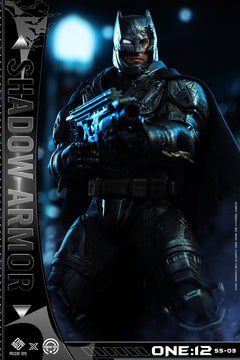 PRESENT TOYS SS-03 1/12 Bat Man Shadow Armor figura de acción masculina Damaged Ver.