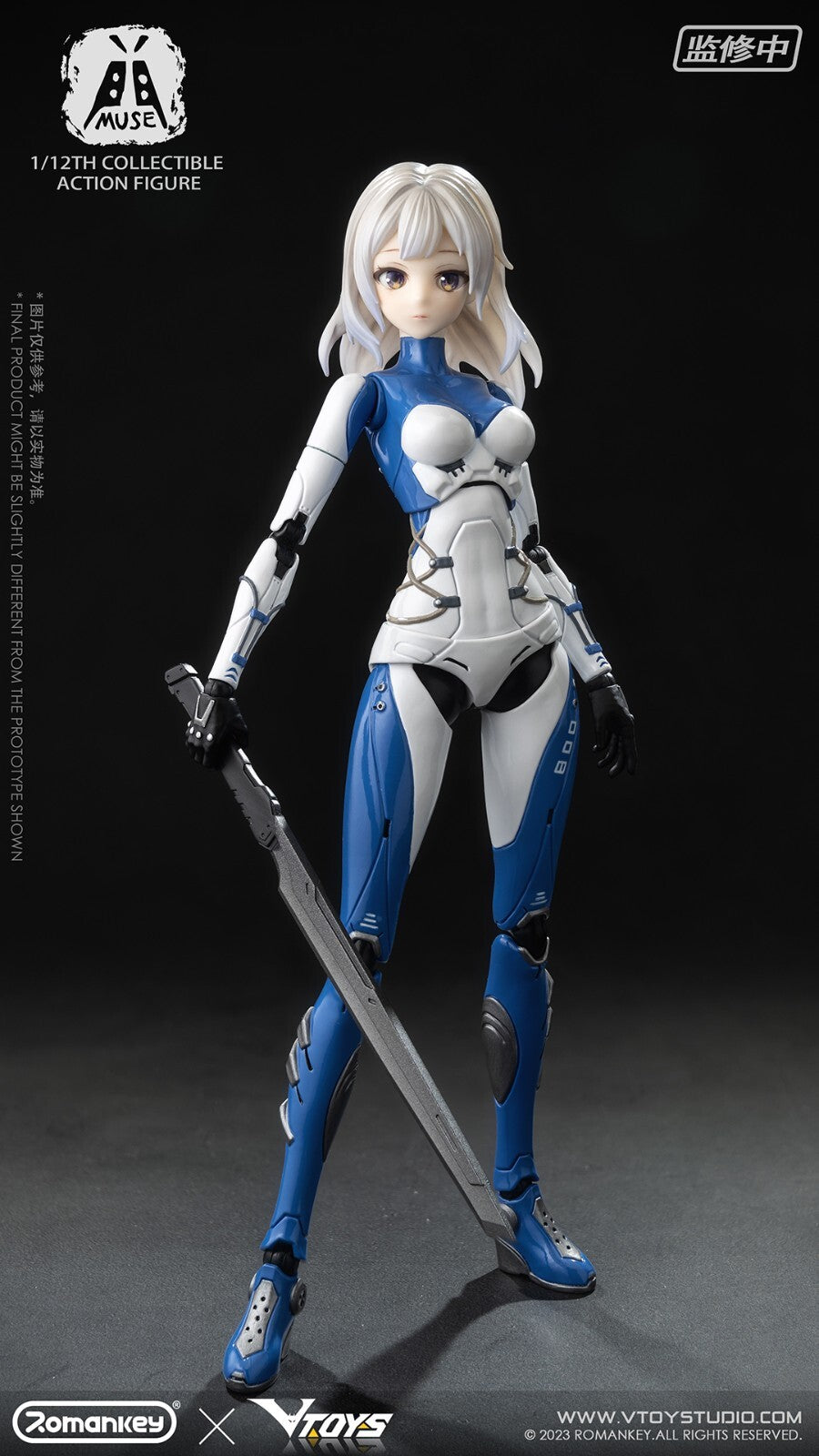 Romankey x VTOYS 1/12 MUSE 6" Collectible Female Action Figure Model Toy