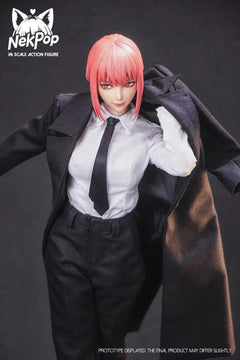 NekPop Studio NEK001 1/6 Chainsaw Man Makima figura de acción femenina de colección