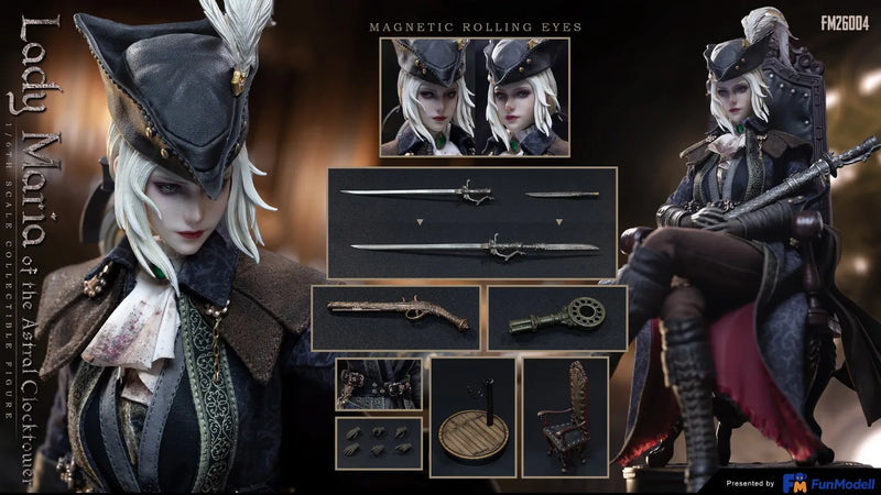 Presale FunModell FM26004 1/6 Bloodborne Curse Hunter Lady Mar Action Figure Toy