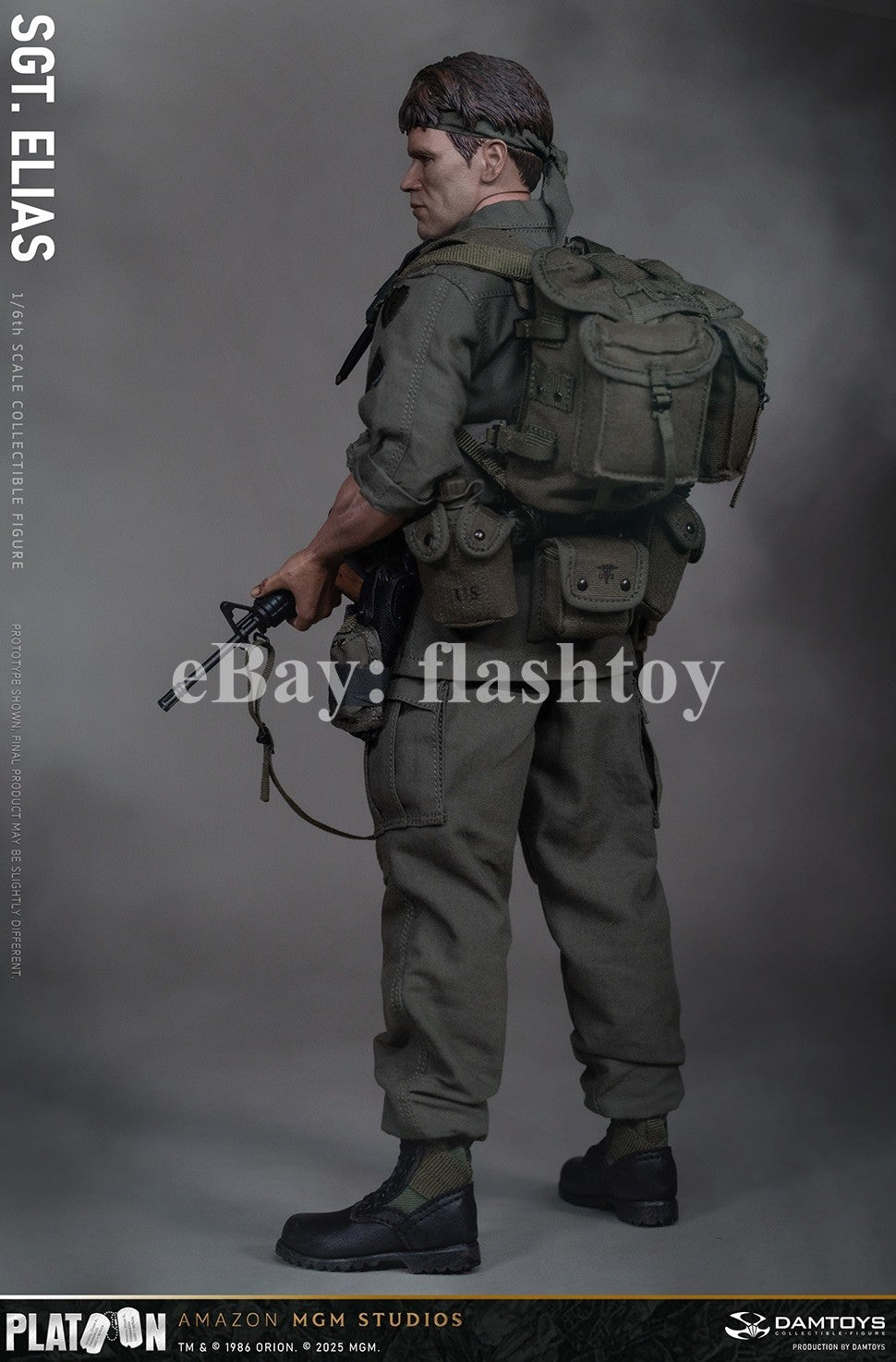 Presale DAMTOYS DMS047 1/6 Platoon Sergeant Elias 12" Male Action Figure Model
