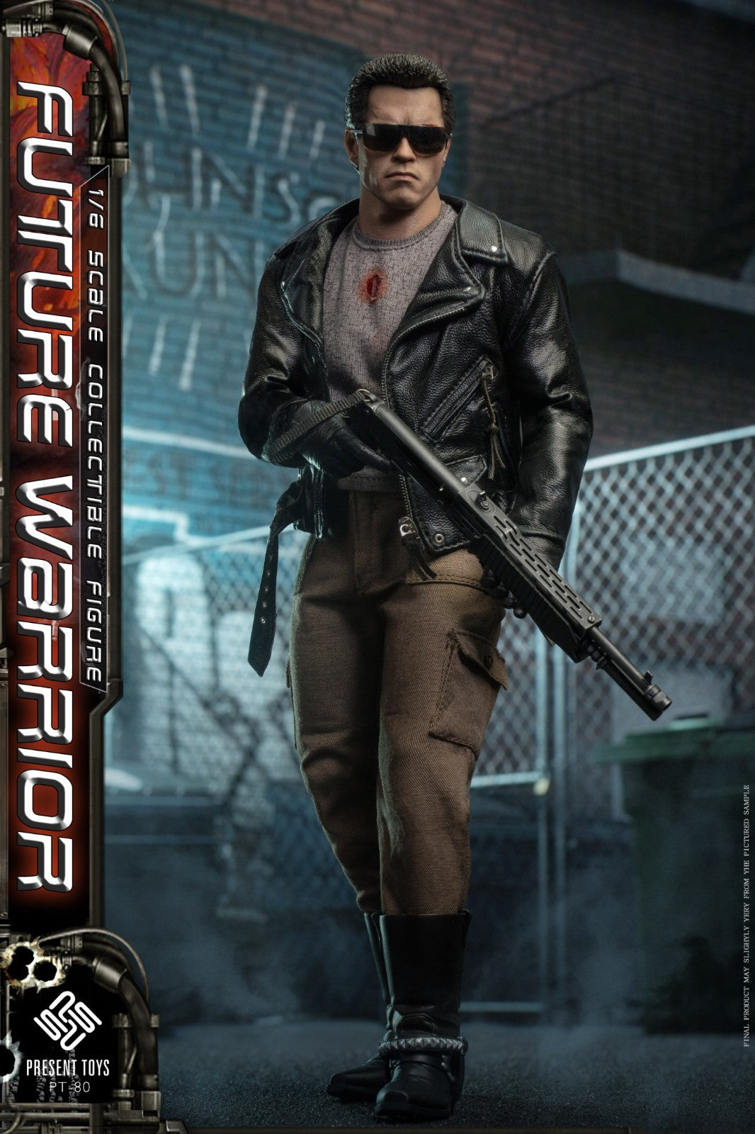 PRESENT TOYS PT-sp80 1/6 Future Warrior T800 Arnold Male Action Figure Model Toy
