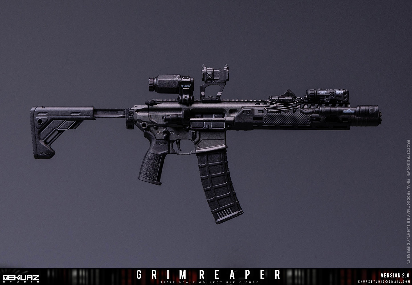 Presale EKUAZ STUDIO EKS015 1/6 Resident Zombie Evil Crisis Grim Reaper 2.0 Hunk