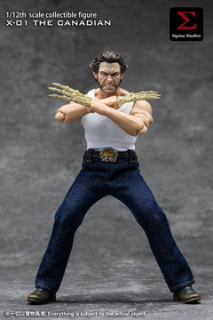 Presale Sigma Toys X-01 1/12 The Canadian Logan Collectible Action Figure Model
