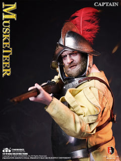 COOMODEL SE138 1/6 Spanish Conquistador Musketeer Sergeant modelo de figura de acción