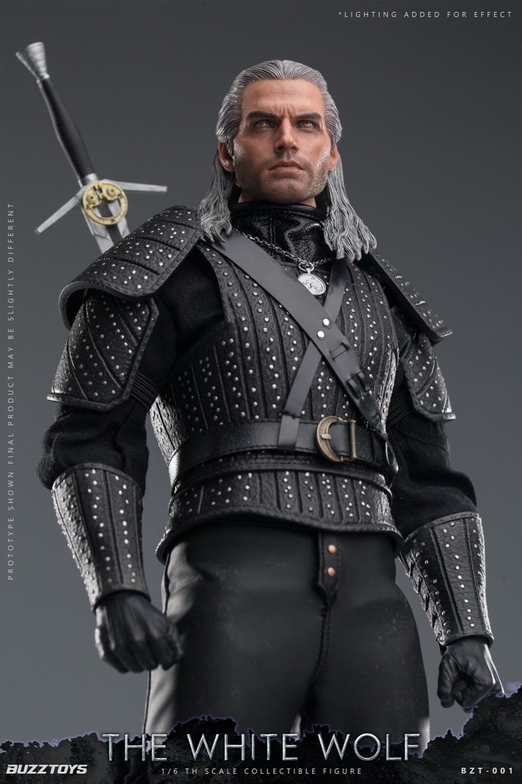 BUZZTOYS BUZ001 1/6 The Witcher The White Wolf Geralt Henry 12" Action Figure