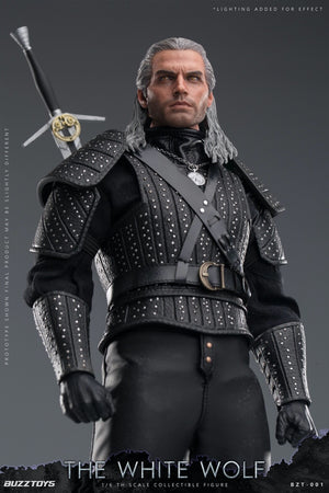 BUZZTOYS BUZ001 1/6 The Witcher The White Wolf Geralt Henry 12" Action Figure