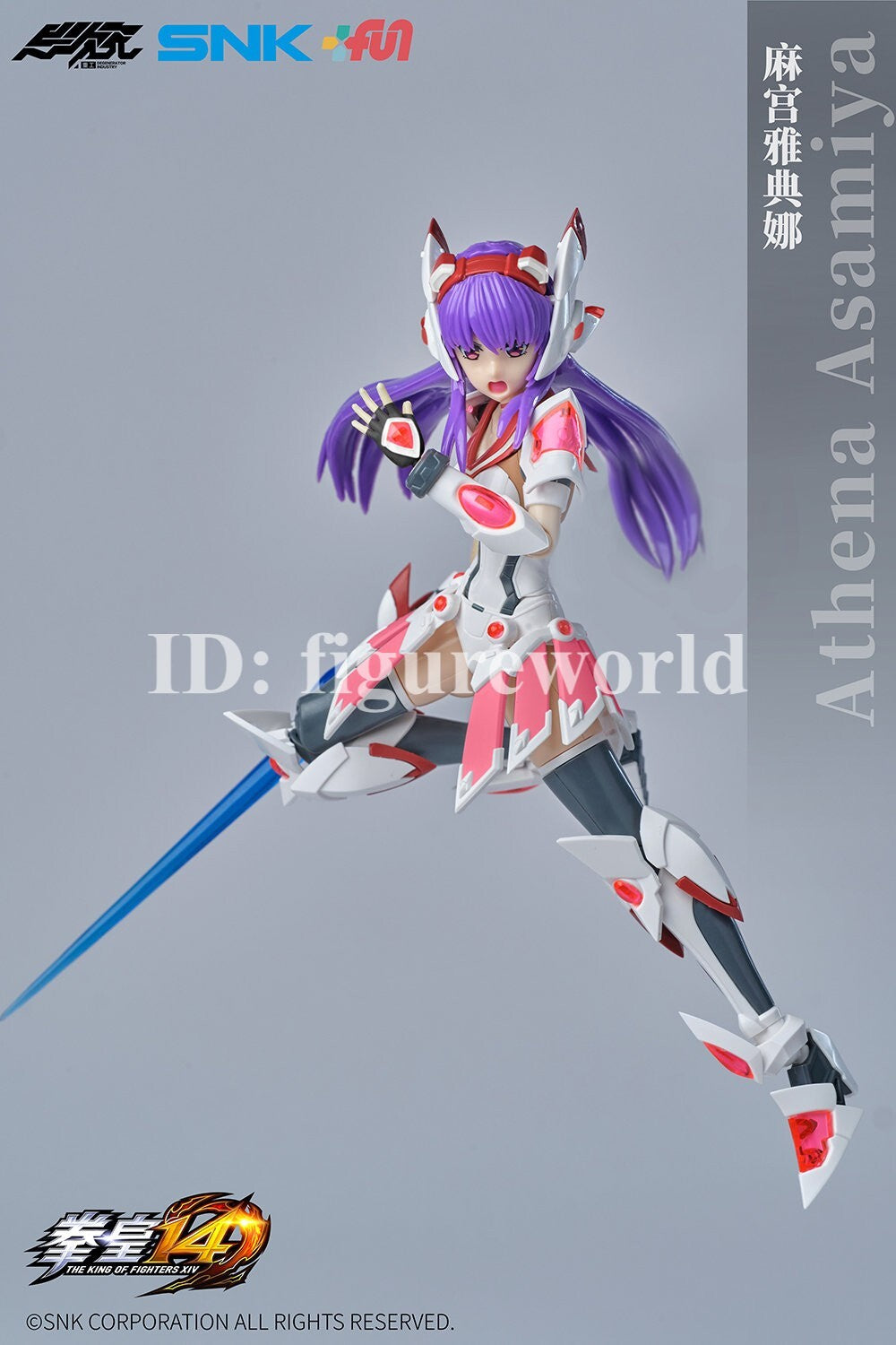 YCY 1/12 Asamiya Athena Plastic Assembled Action Figure Female Model Toy