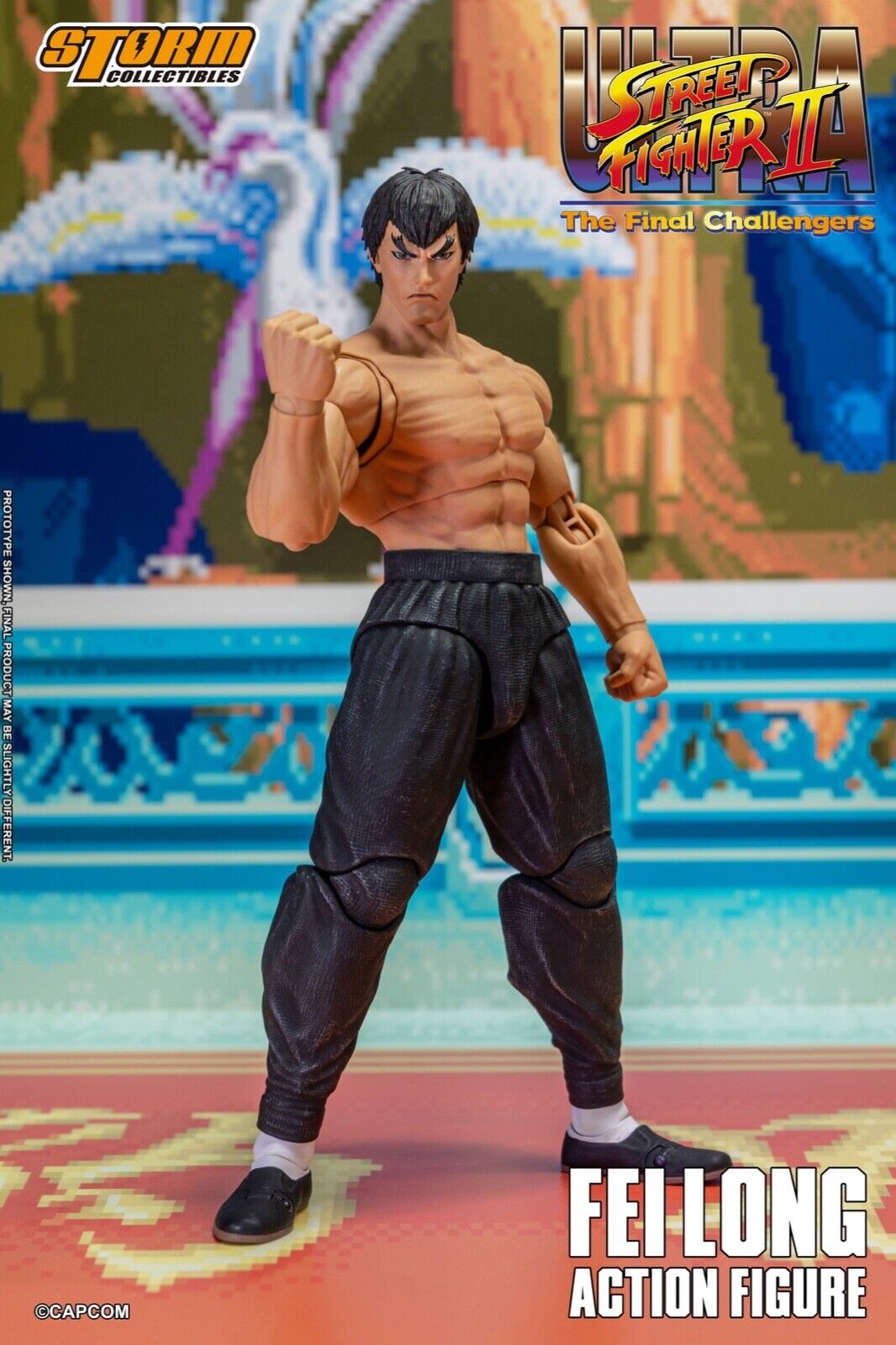 Storm Toys CPSF24 1/12 ULTRA STREET FIGHTER II FEI LONG Male Action Figure Model