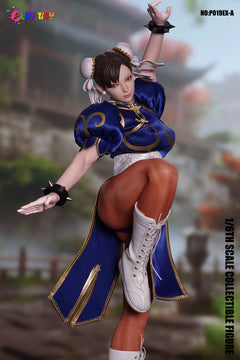 Presale PLAY TOY P019EX-A 1/6 Street Fighter Chun-Li Action Figure Blue Ver.