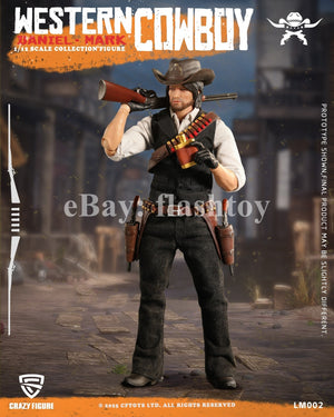 Presale CRAZY FIGURE LM002 1/12 Western Cowboy Daniel Mark Action Figure Deluxe