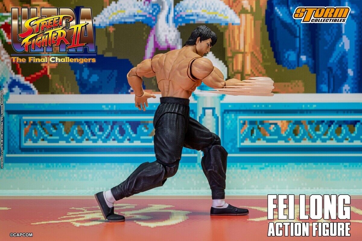 Storm Toys CPSF24 1/12 ULTRA STREET FIGHTER II FEI LONG Male Action Figure Model