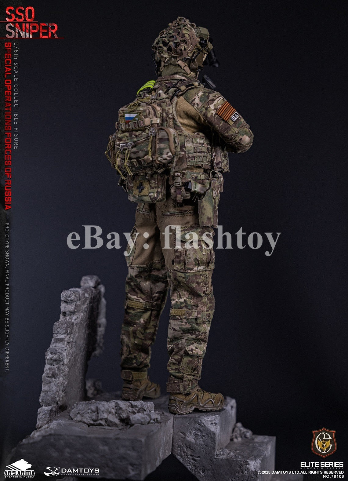 Presale DAMTOYS 78108 1/6 Special Operations Forces of Russia SSO Sniper Model