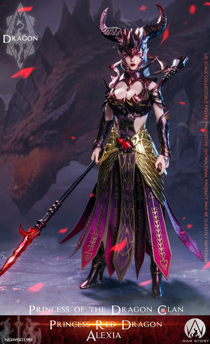 WAR STORY WS019B 1/6 Red Dragon Princess Alexia Female Action Figure Model Toy