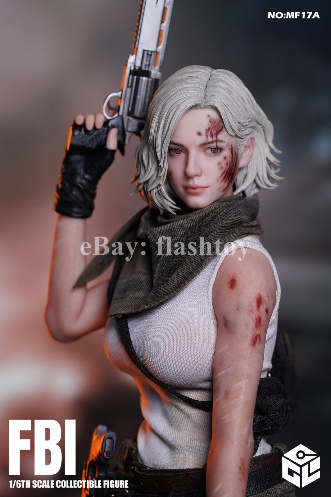 Presale CGL MF17A 1/6 Investigative Reporter Grace Action Figure Battle Damaged