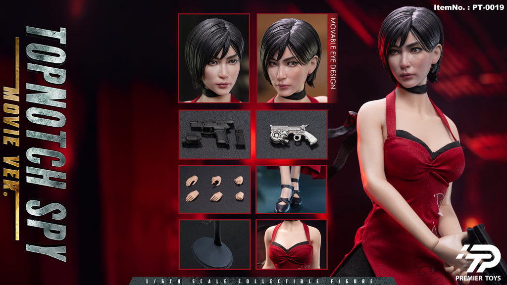 Presale Premier Toys PT-0019 1/6 Topnotch Spy Ada Female Action Figure Model Toy
