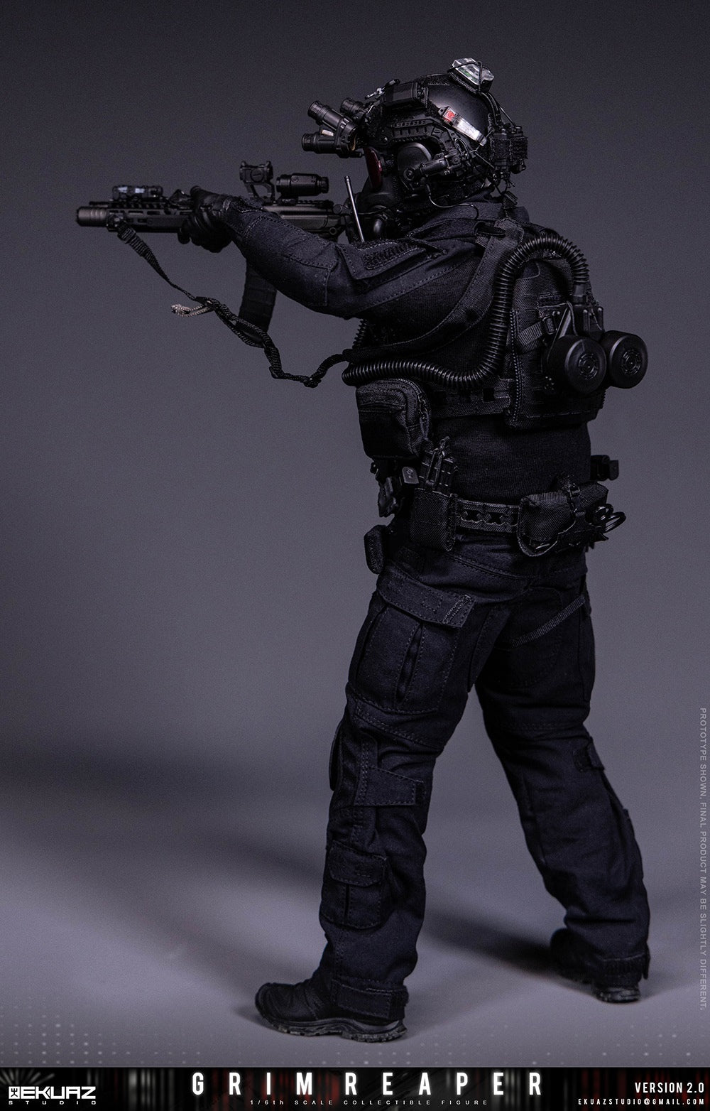 Presale EKUAZ STUDIO EKS015S 1/6 Resident Zombie Evil Crisis Reaper 2.0 Hunk Deluxe Ver.