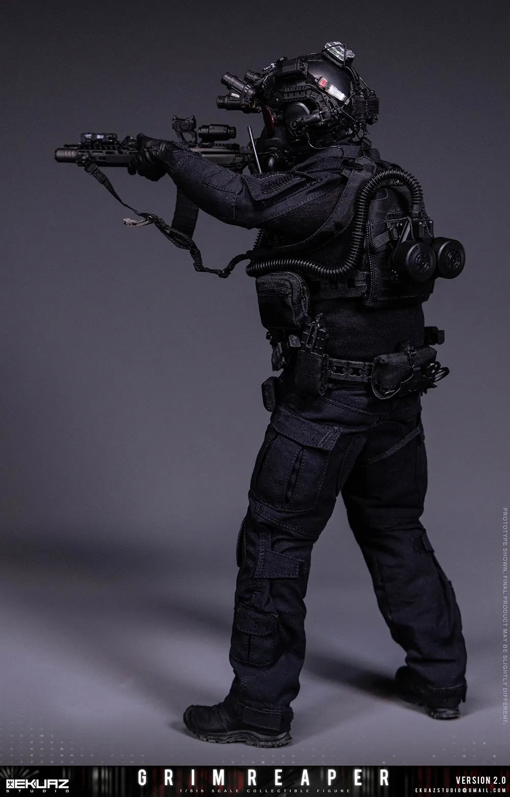 Presale EKUAZ STUDIO EKS015 1/6 Resident Zombie Evil Crisis Grim Reaper 2.0 Hunk