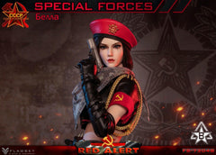 FLAGSET FS73048B 1/6 Red Alert Mobilize Troops Sniper modelo de figura de acción femenina