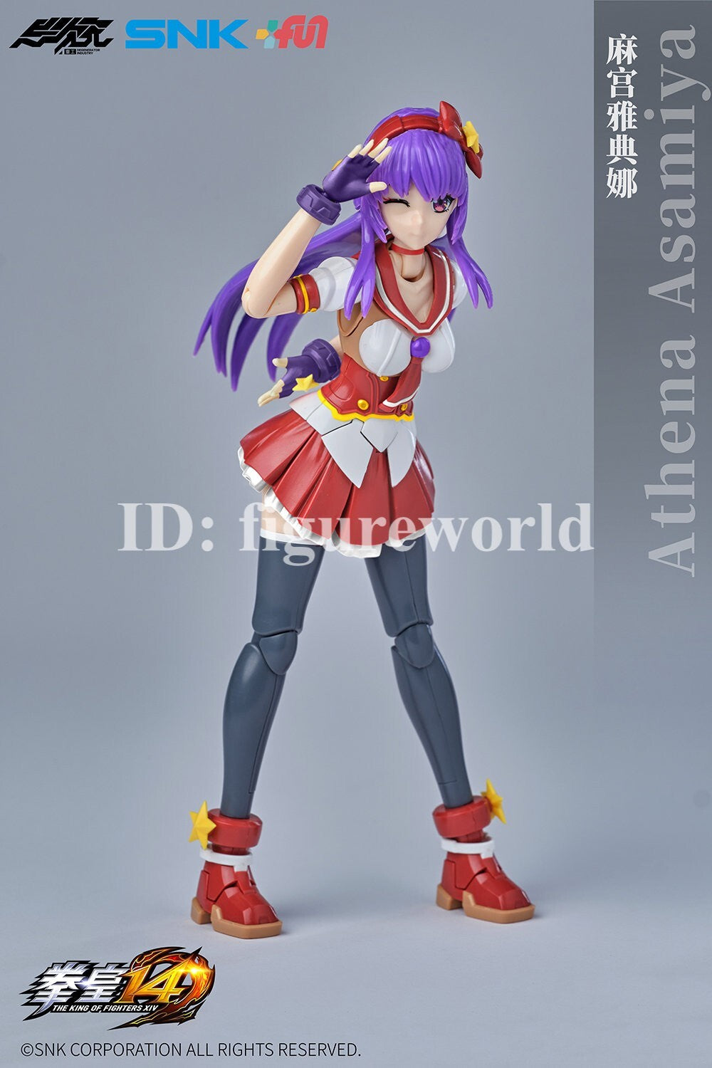 YCY 1/12 Asamiya Athena Plastic Assembled Action Figure Female Model Toy