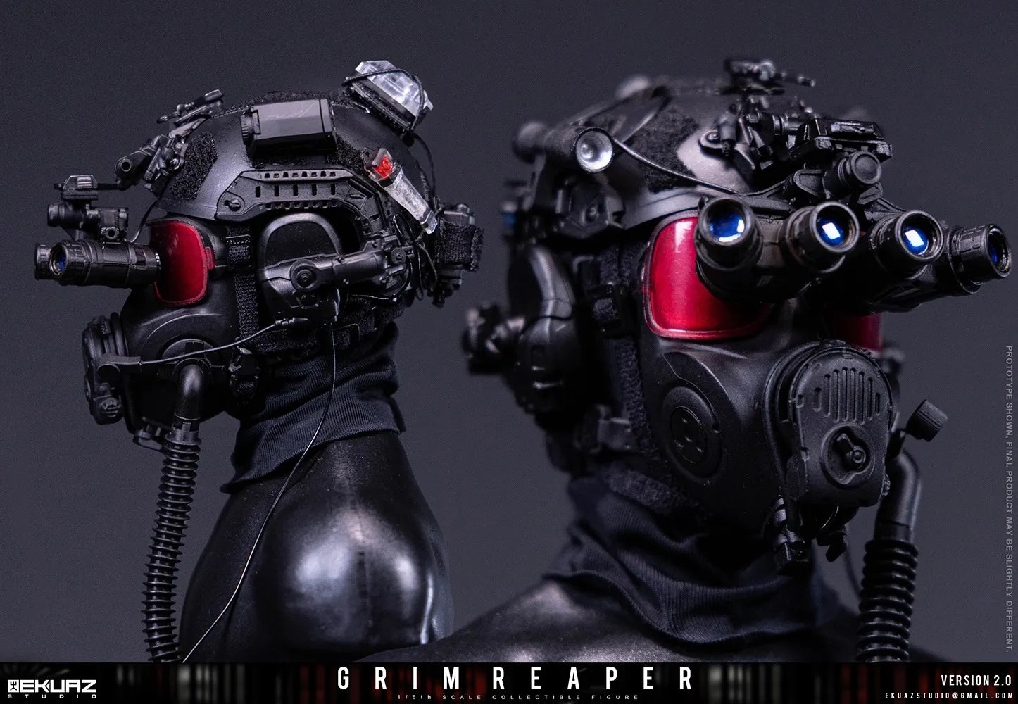 Presale EKUAZ STUDIO EKS015 1/6 Resident Zombie Evil Crisis Grim Reaper 2.0 Hunk